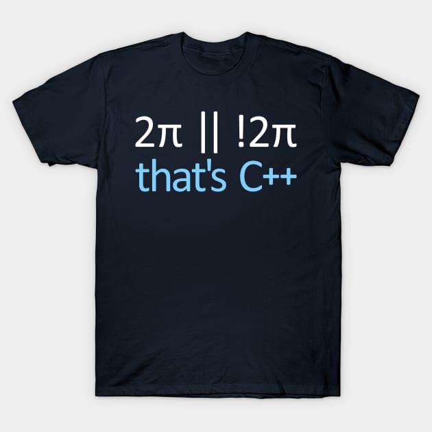 Funny Nerds Question T-Shirt C++ Programmer Geeks Gift T-Shirt by peter2art